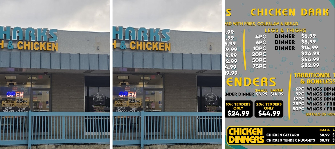 Sharks Fish and Chicken - South Chicago Heights Menu