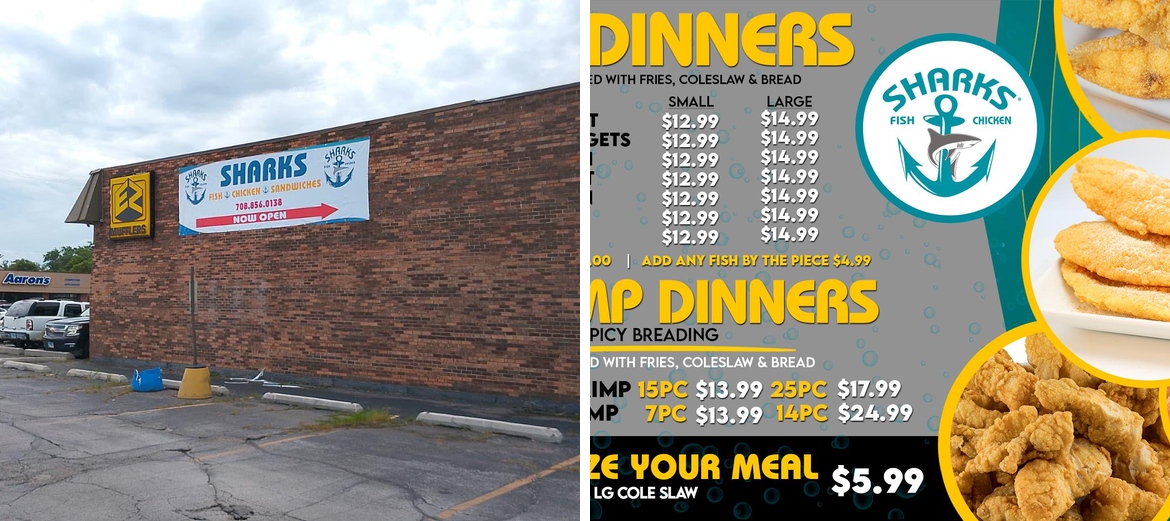 Sharks Fish and Chicken - South Chicago Heights Menu